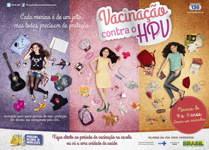 VACINAÇÃO CONTRA HPV INICIA NA PRÓXIMA SEMANA